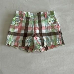 Plaid Jamie and Jack shorts.